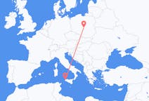 Flights from Łódź, Poland to Trapani, Italy