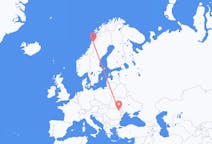 Flights from Mo i Rana, Norway to Iași, Romania