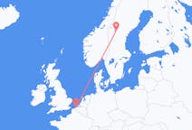 Flyg från Ostend till Östersund