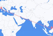 Flyreiser fra Bandar Seri Begawan, Brunei til Ajaccio, Frankrike