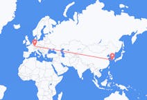 Flyreiser fra Jeju City, Sør-Korea til Karlsruhe, Tyskland