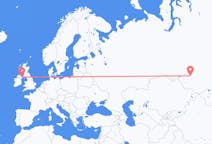 出发地 俄罗斯新西伯利亚前往北爱尔兰的贝尔法斯特的航班