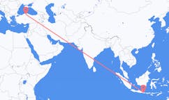 Flyreiser fra Banyuwangi, Indonesia til Kastamonu, Tyrkia