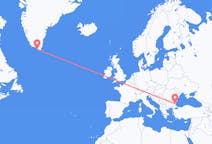 Flights from Nanortalik, Greenland to Burgas, Bulgaria