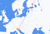 Flyrejser fra Bologna, Italien til Lappeenranta, Finland