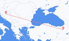 Vluchten van Banja Luka, Bosnië en Herzegovina naar Erzurum, Turkije