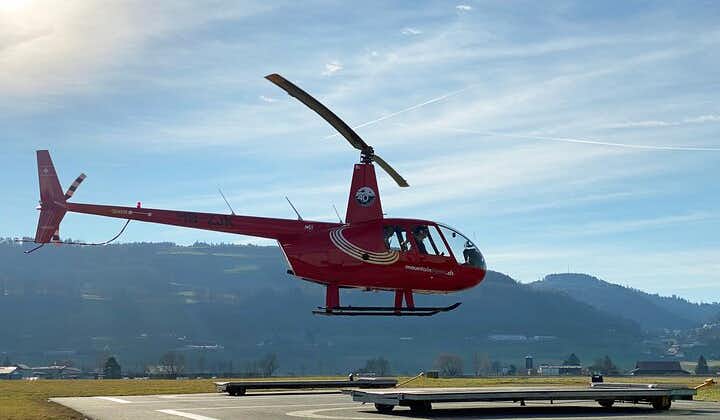 Private helicopter tour to Jura and Seeland - a beautiful sightseeing flight