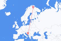 Flights from Dubrovnik, Croatia to Ivalo, Finland