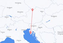 Flights from Pula, Croatia to Linz, Austria