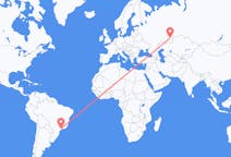 Flights from São Paulo, Brazil to Magnitogorsk, Russia