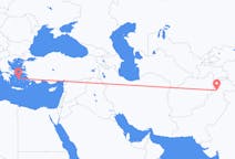 Flights from Saidu Sharif, Pakistan to Parikia, Greece