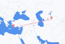 Flyreiser fra Urgench, Usbekistan til Rhodos, Hellas