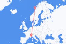 Flyreiser fra Sandnessjøen, til Nice