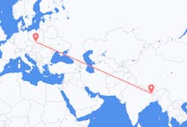 Flyg från Bhadrapur, Mechi, Nepal till Katowice, Polen