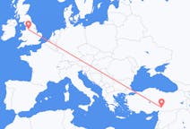 Fly fra Manchester til Kahramanmaraş