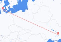 Fly fra Sønderborg til Zaporizhia