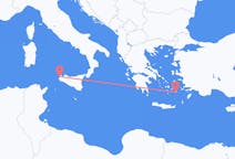 Flights from Astypalaia, Greece to Trapani, Italy