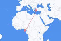 Flights from São Tomé to Karpathos