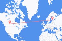 Flights from Lloydminster to Helsinki