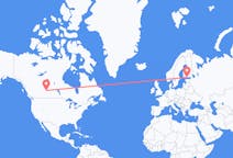 Flyrejser fra Lloydminster, Canada til Helsinki, Canada