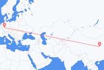 Flyreiser fra Yuncheng, Kina til Frankfurt, Tyskland