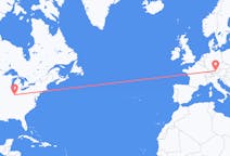 Flyg från Indianapolis, USA till München, USA