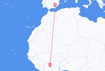 Flyg från Bouaké, Côte d’Ivoire till Almeria, Spanien