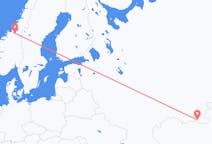 Vluchten van Orsk naar Trondheim