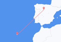 Lennot Valladolidista, Espanja Funchaliin, Portugali