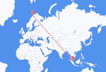 Flyrejser fra Johor Bahru, Malaysia til Tromsø, Norge