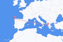 出发地 西班牙从 拉科鲁尼亚目的地 希腊普雷韋扎的航班