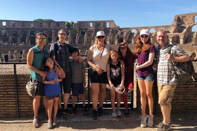 Hoppa över linjen Colosseum Forum Ancient Rome Small Group Tour för barn och familjer