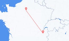 Flyreiser fra Paris, Frankrike til Chambery, Frankrike
