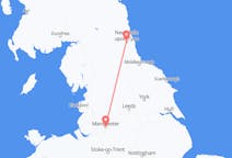 Flights from Newcastle upon Tyne, England to Manchester, England
