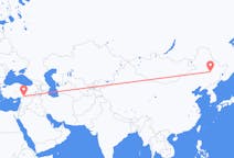 Flyrejser fra Harbin, Kina til Gaziantep, Tyrkiet