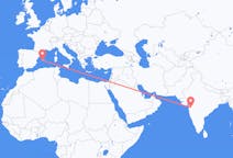 Flights from Nashik, India to Palma de Mallorca, Spain