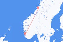 Flüge von der Stadt Namsos in die Stadt Stavanger