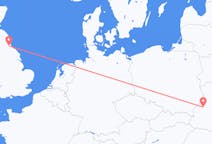 Flights from Lviv, Ukraine to Durham, England, the United Kingdom