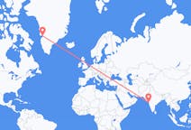 Voli from Mumbai, India to Ilulissat, Groenlandia