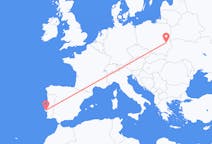 Vluchten van Lublin, Polen naar Lissabon, Portugal