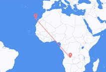 Flyreiser fra Luena, Angola til Santa Cruz de Tenerife, Spania