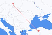 Vluchten van Katowice, Polen naar Ankara, Turkije