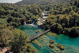 Privat heldags Krka-vattenfallstur med vinprovning
