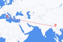 Flights from Mang City, China to Palermo, Italy