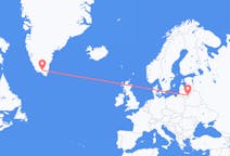 Flights from Vilnius, Lithuania to Narsarsuaq, Greenland