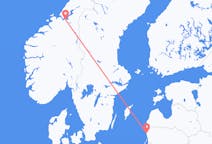 Lennot Palangasta Trondheimiin