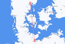 Flights from Lübeck to Aarhus
