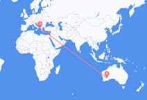 Flyrejser fra Kalgoorlie, Australien til Korfu, Grækenland