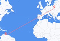 Flyrejser fra Valencia, Venezuela til Lublin, Polen