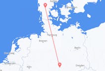 Flights from Billund, Denmark to Erfurt, Germany